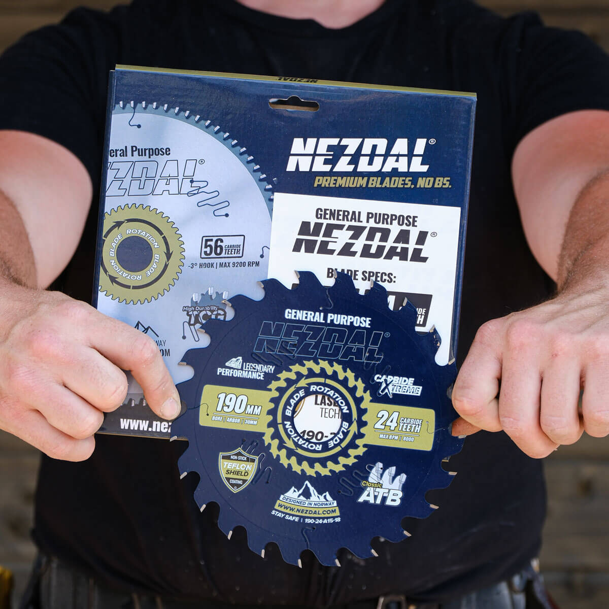 190mm | 24 Tänder | Allmän användning | 30 mm centrumhål | Sågklinga