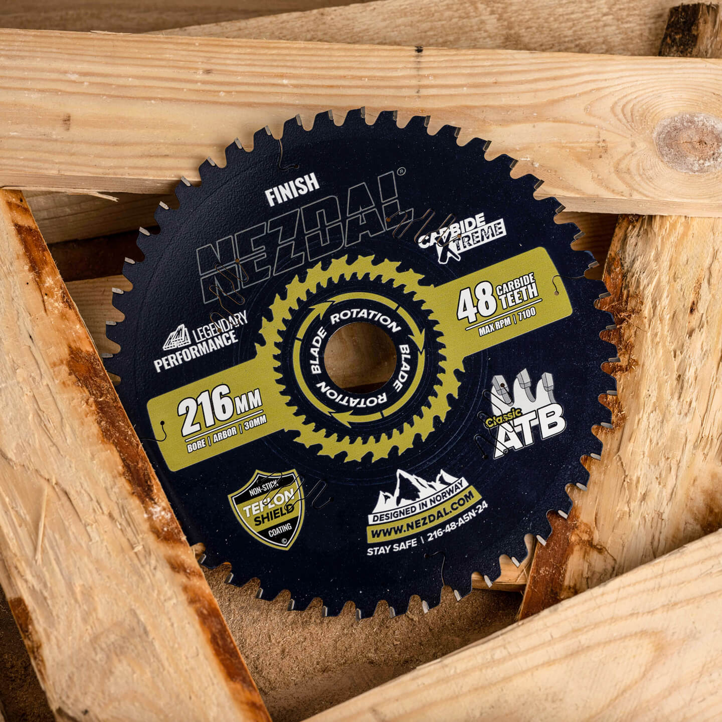 216mm | 48 Tänder | Allround/Finish | Kap/gersåg