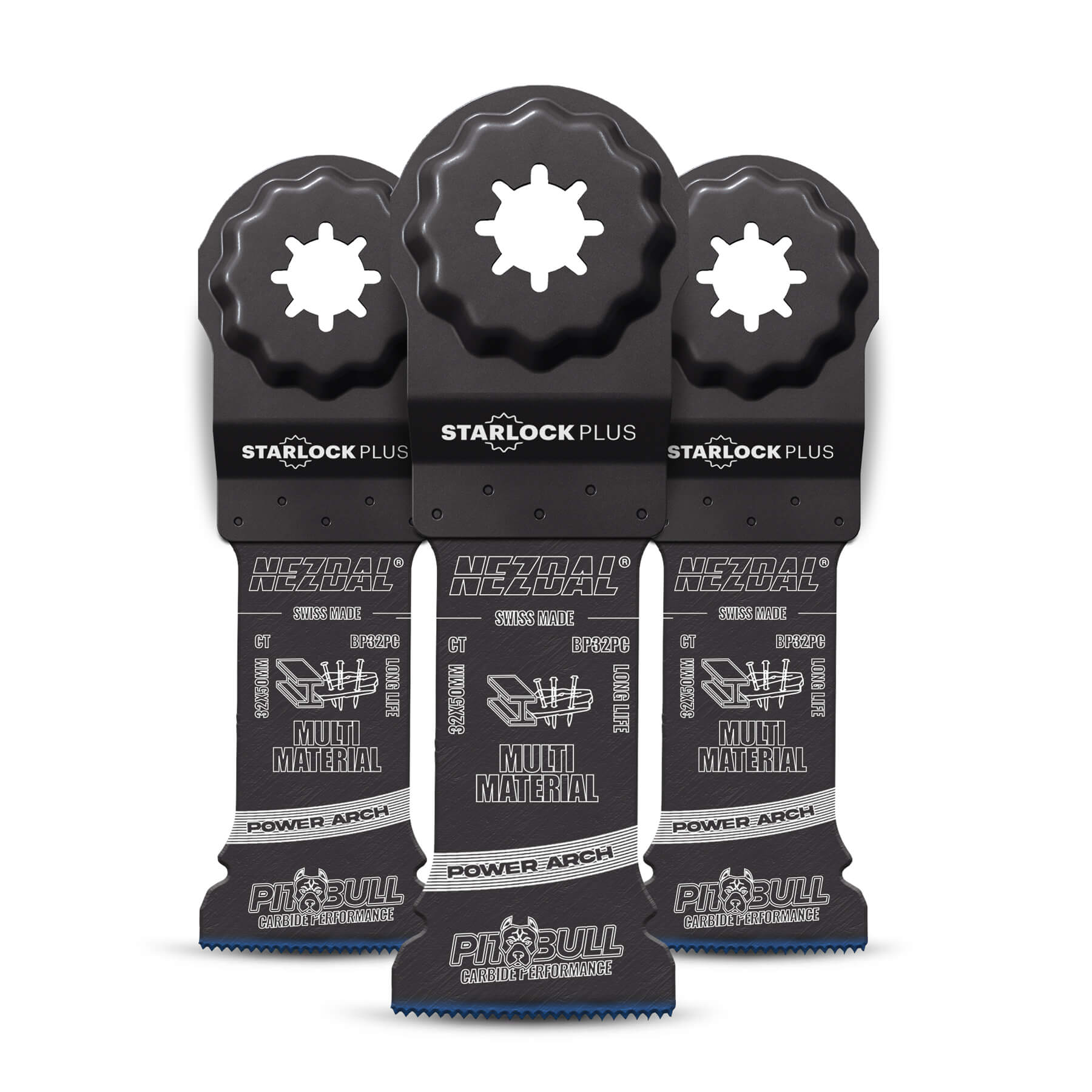Power Arch | Multi-Material | 32x50 mm | 30X Livslängd | Pitbull® Carbide Performance | Starlock Plus® | 3 St