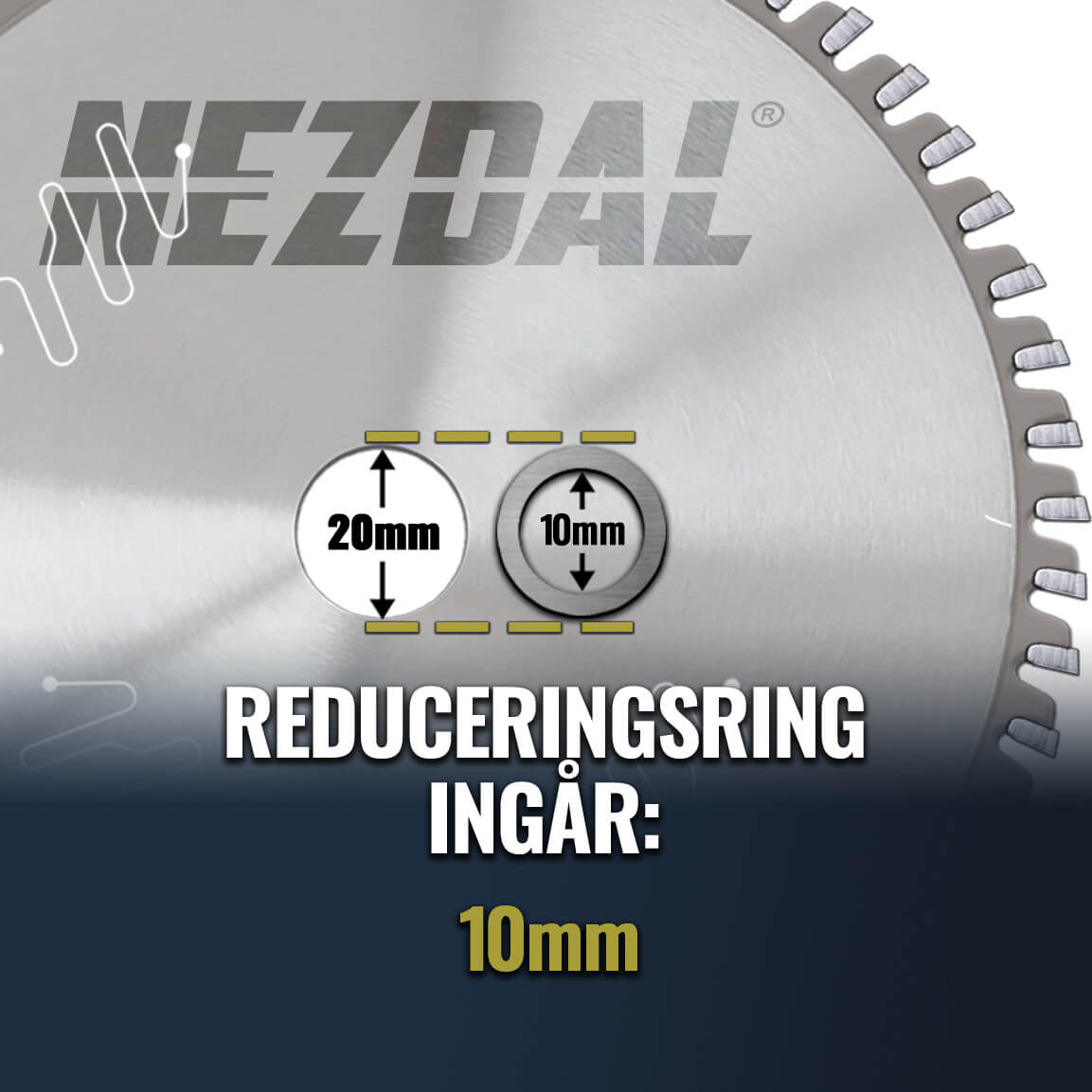 136mm | 18 Tänder | Allmän användning | Sågklinga