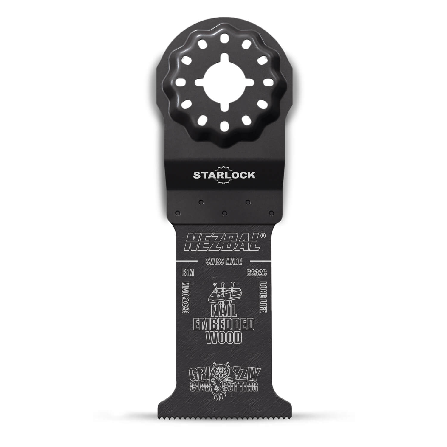 Karbidblad til multiverktøy for saging i lettbetong, mørtel osv