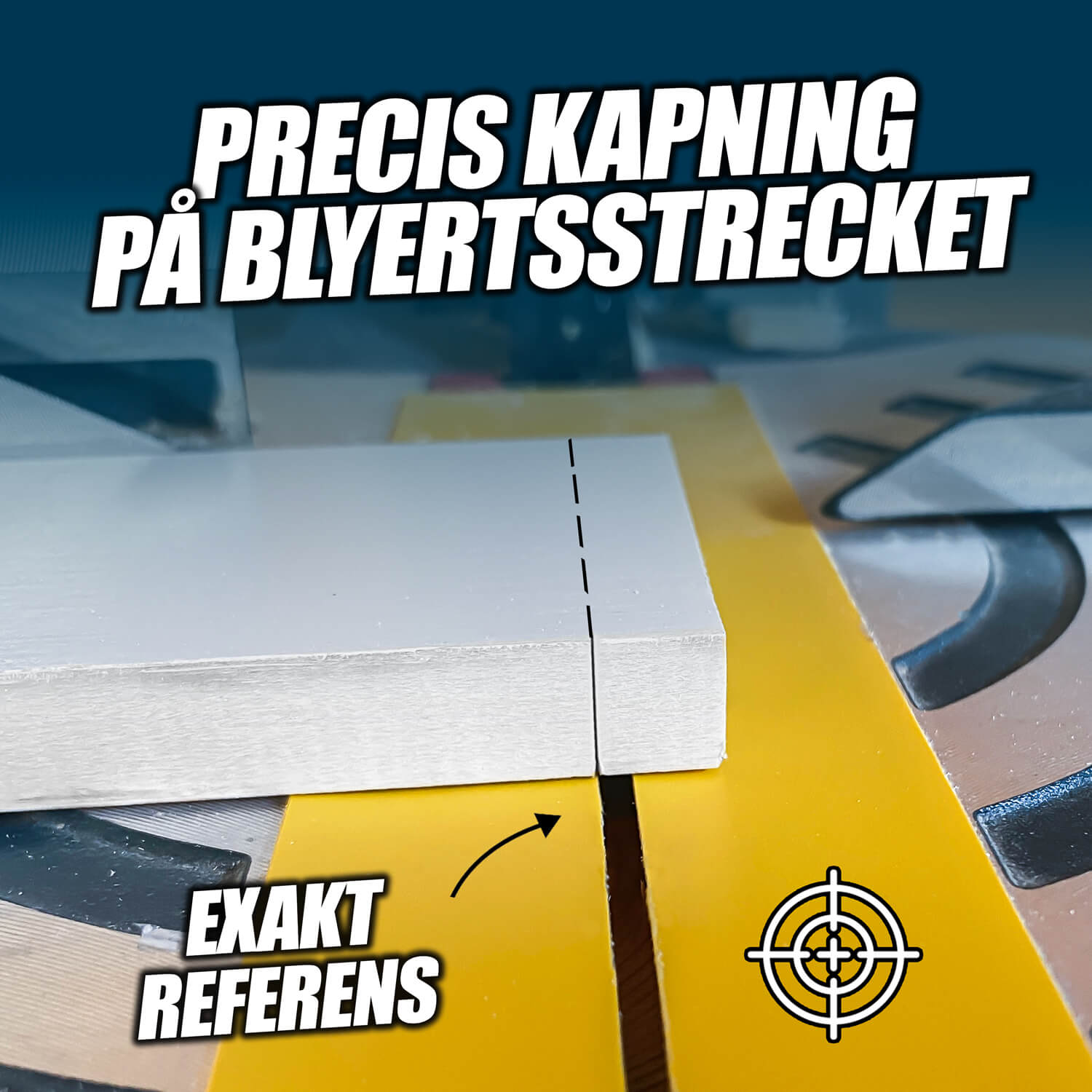 Finish Tape för Kap/gersåg | Ökad precision | Finare snittkvalitet | Minskad flisning | 5 st
