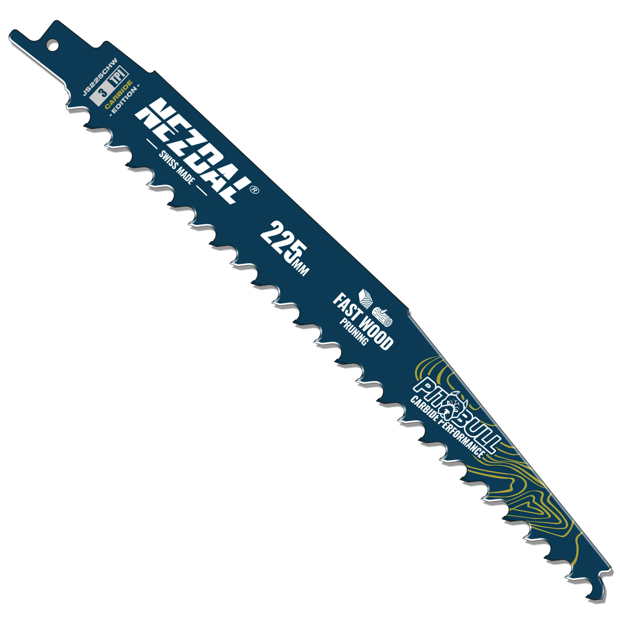 225 mm tigersågblad för trä, rötter, grenar, timmer, konstruktionsvirke