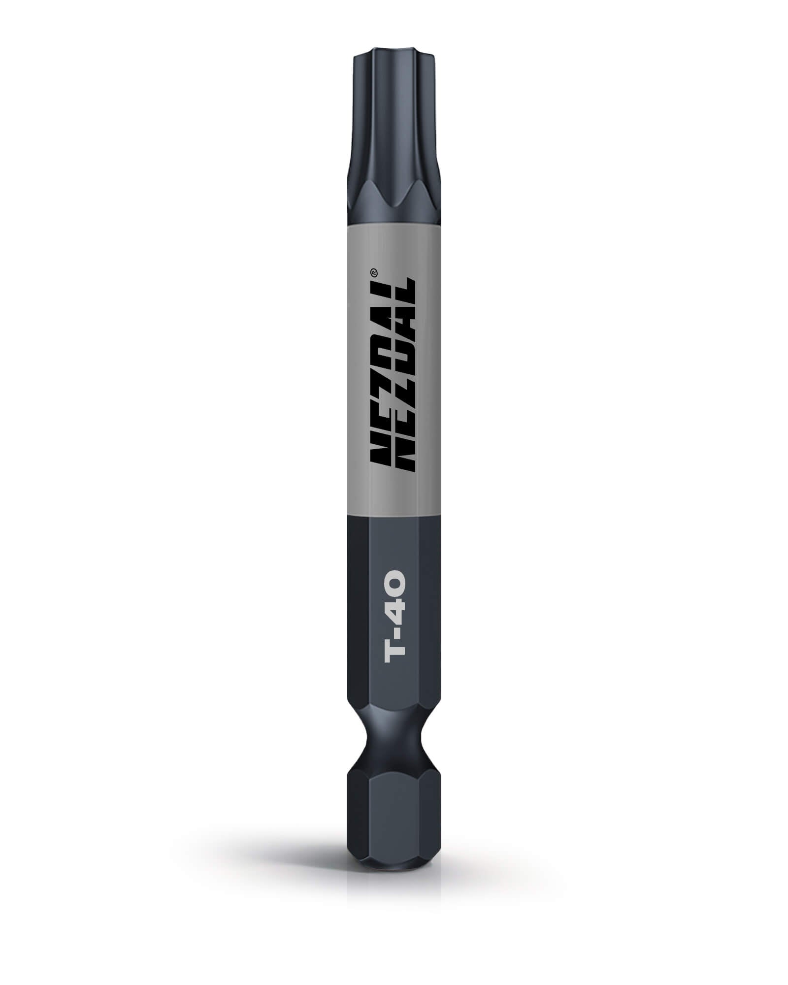 T40 | Bits | 60mm längd | Färgkodade | Exact passform | Magnetisk | För Slagskruvdragare & Borrskruvdragare | 2 st