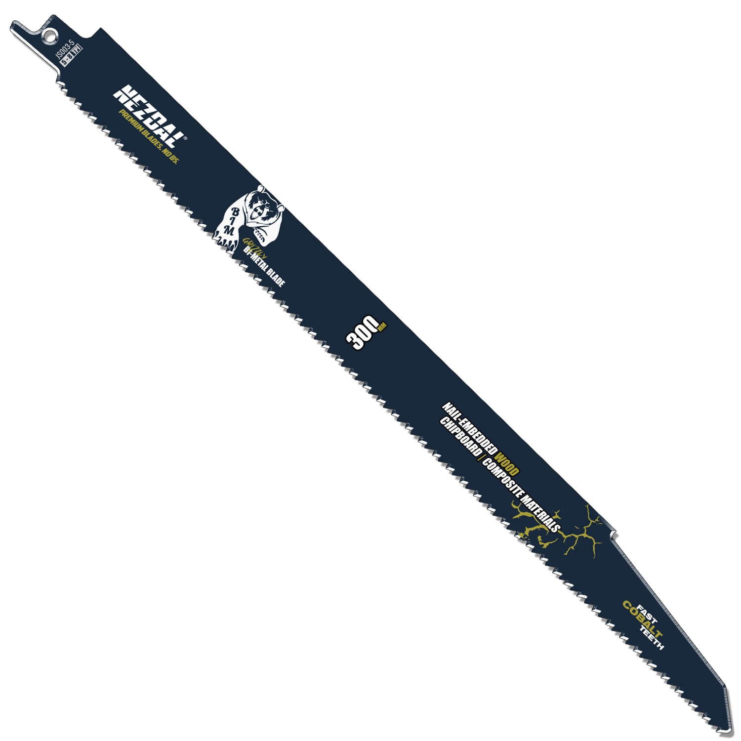 300mm | Demolition | Trä och Spik | Tigersågblad | 5 st