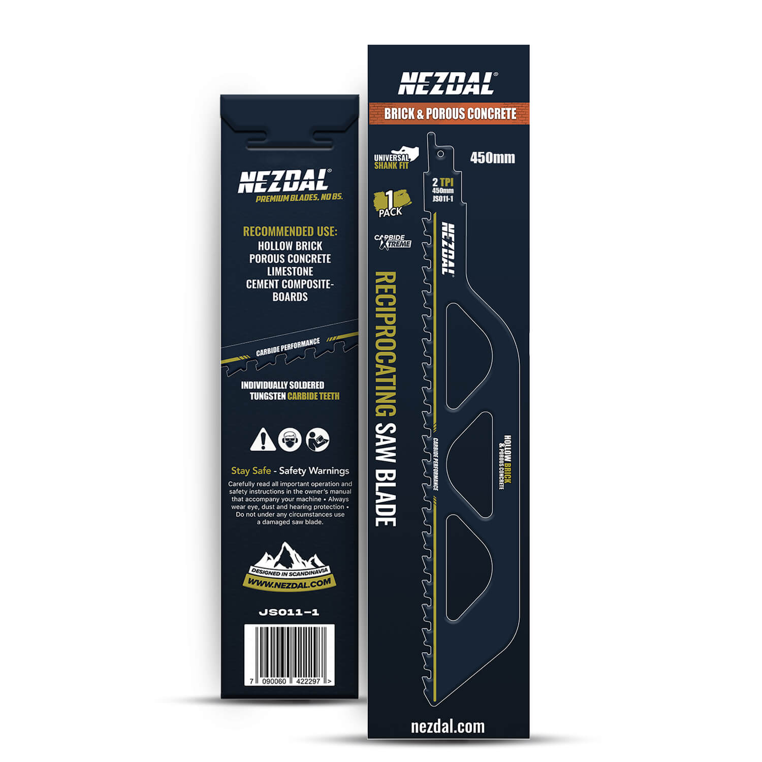 450mm | Leca, Tegel, Siporex, Lättbetong, Fibercement | Tigersågblad | 1 st