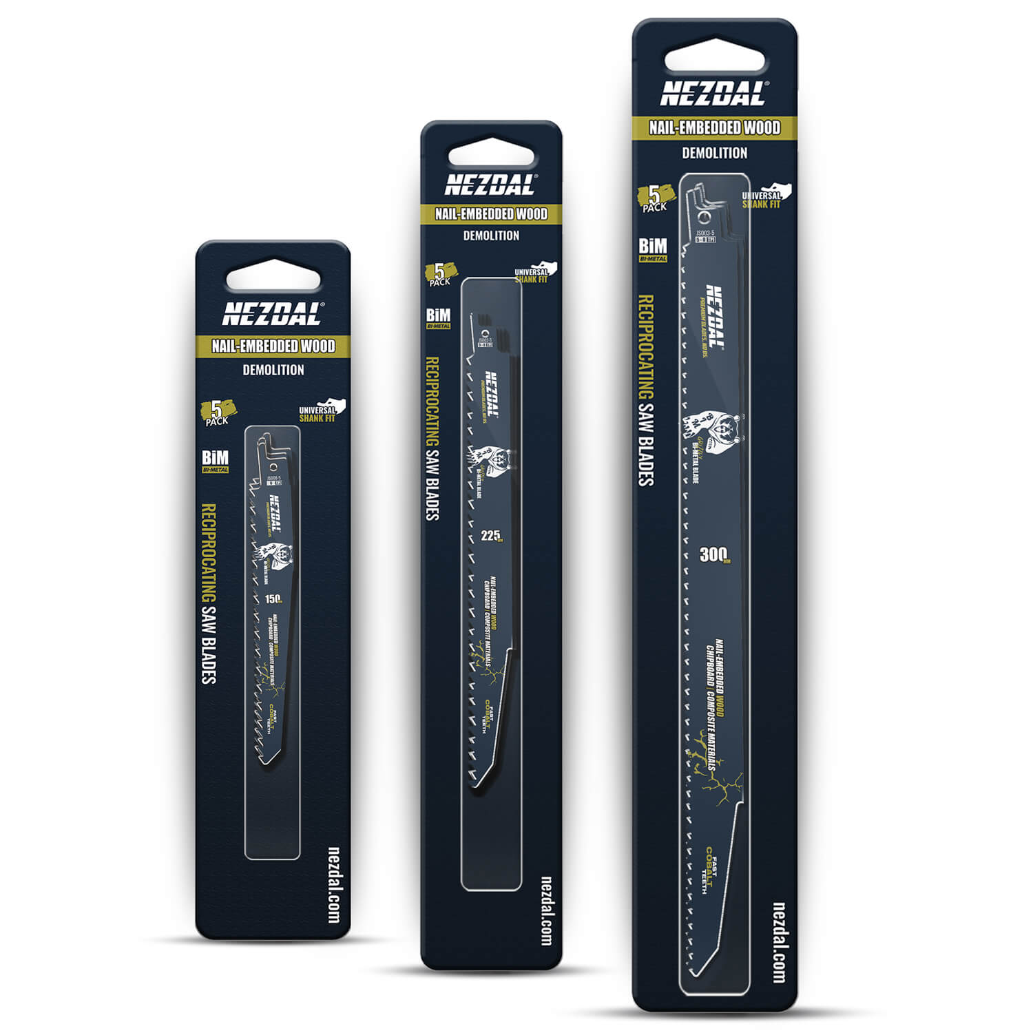 Demolition Pack | Blixtsnabb Rivning | Tigersågblad | 15 st