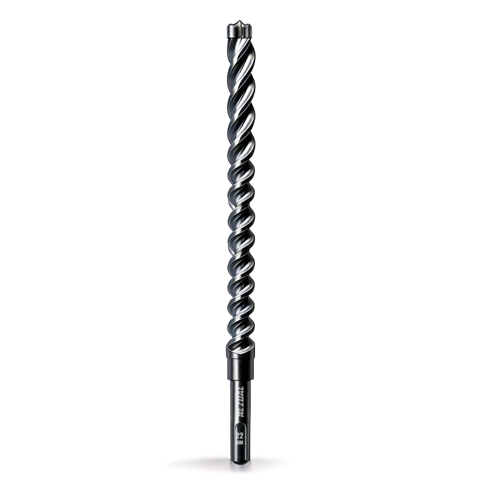 22x450mm – Robust SDS-plus hammarborr med extra längd för effektiv borrning i armerad betong, mur och sten.