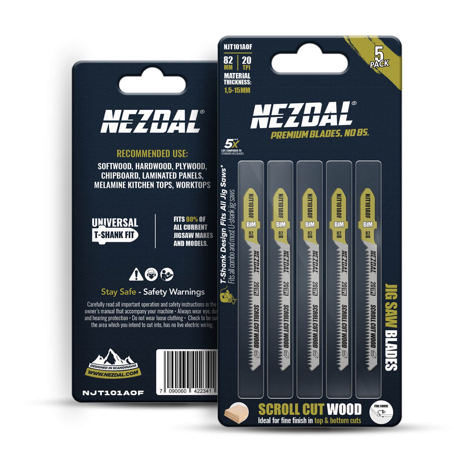 nezdal sticksågblad